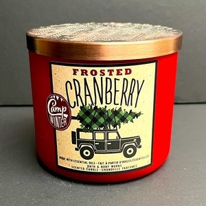 BBW Frosted Cranberry Candle